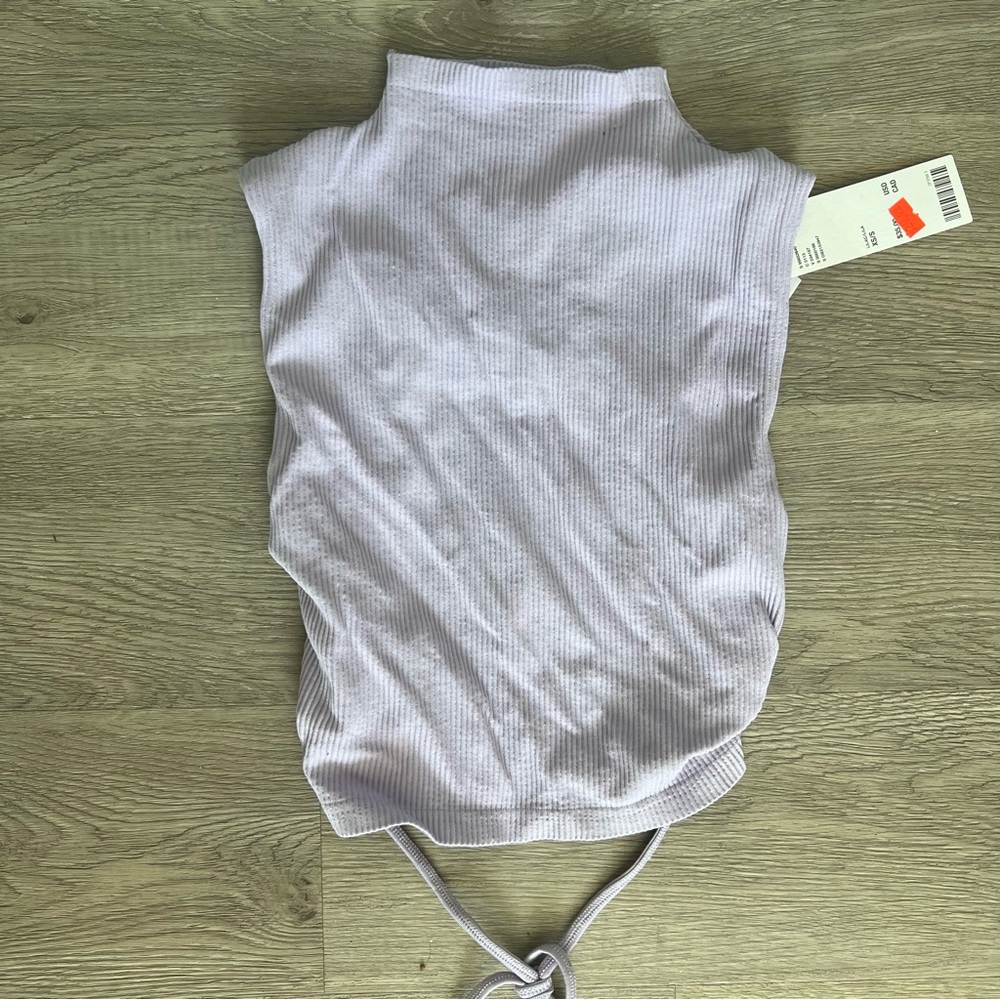UO urban outfitters Lavender Sleeveless open back mock neck Top